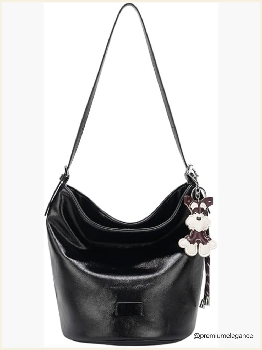 Hobo Shoulder Bag Handbag Purse Open-Top Faux Leather Work Tote